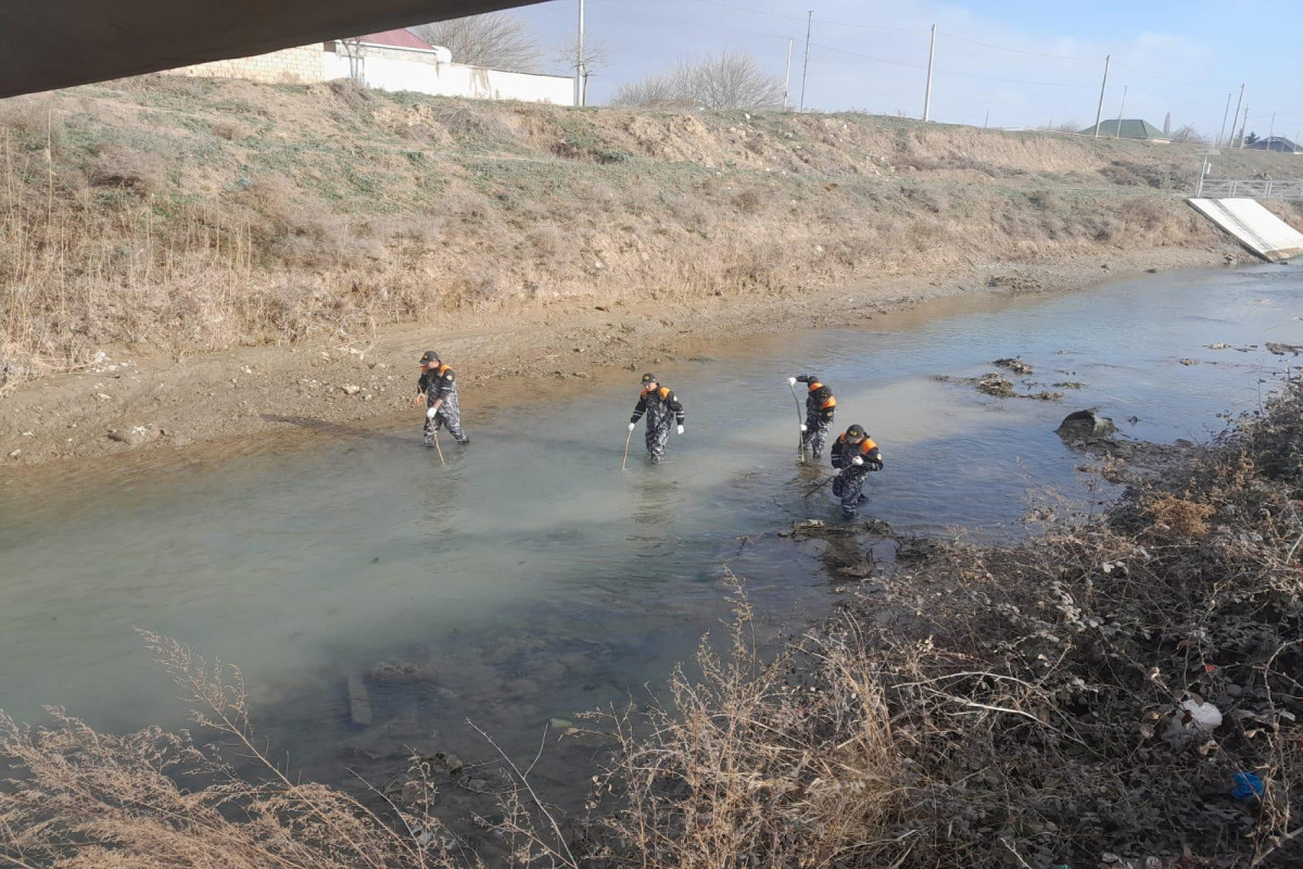 Kanalda batması ehtimal olunan Rasimin axtarışları DAVAM EDİR - FOTO