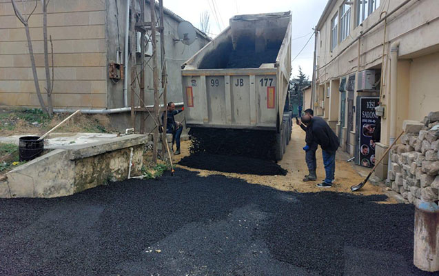 Bakıda bu küçə ASFALTLANIR - FOTO
