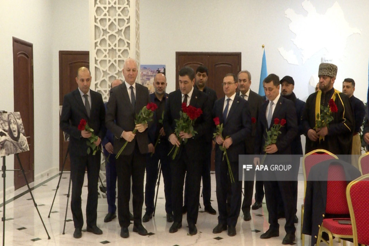 Astanada Xocalı faciəsinin ildönümünə həsr olunmuş TƏDBİR KEÇİRİLDİ - FOTO