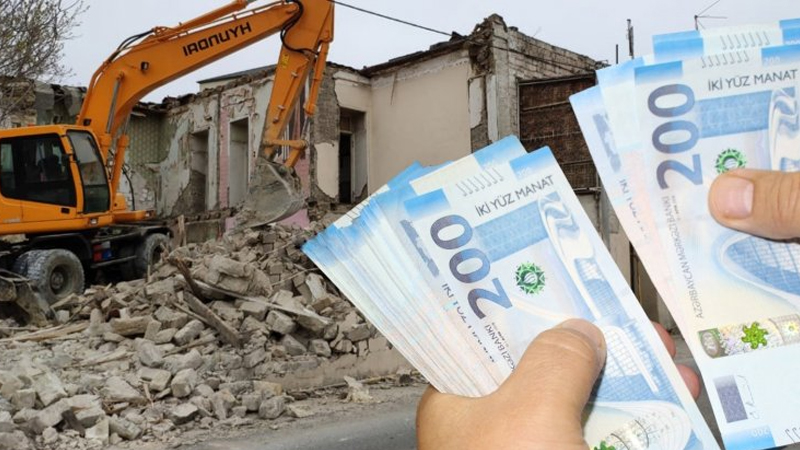 Bu ünvanda evlər söküləcək - 500 AZN kirayə pulu və mənzillər veriləcək