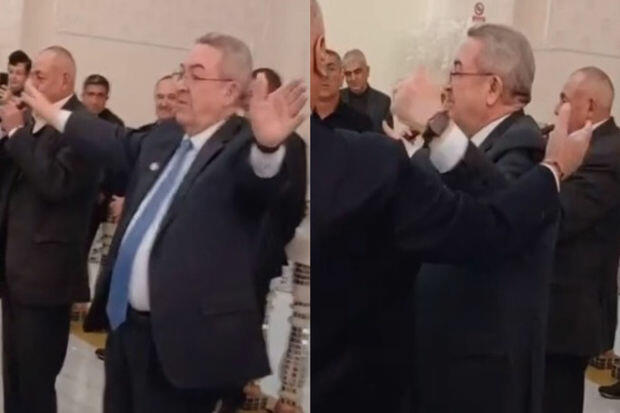 Misir Mərdanov onlarla belə rəqs etdi - VİDEO