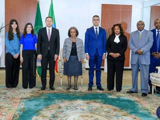 Azərbaycan səfiri etimadnaməsini Efiopiya Prezidentinə TƏQDİM ETDİ - FOTO