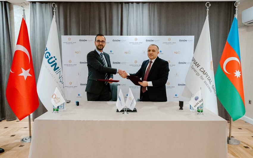 “Caspian Capital Group” şirkəti Türkiyənin məşhur şirkəti ilə Saziş İMZALADI - FOTO