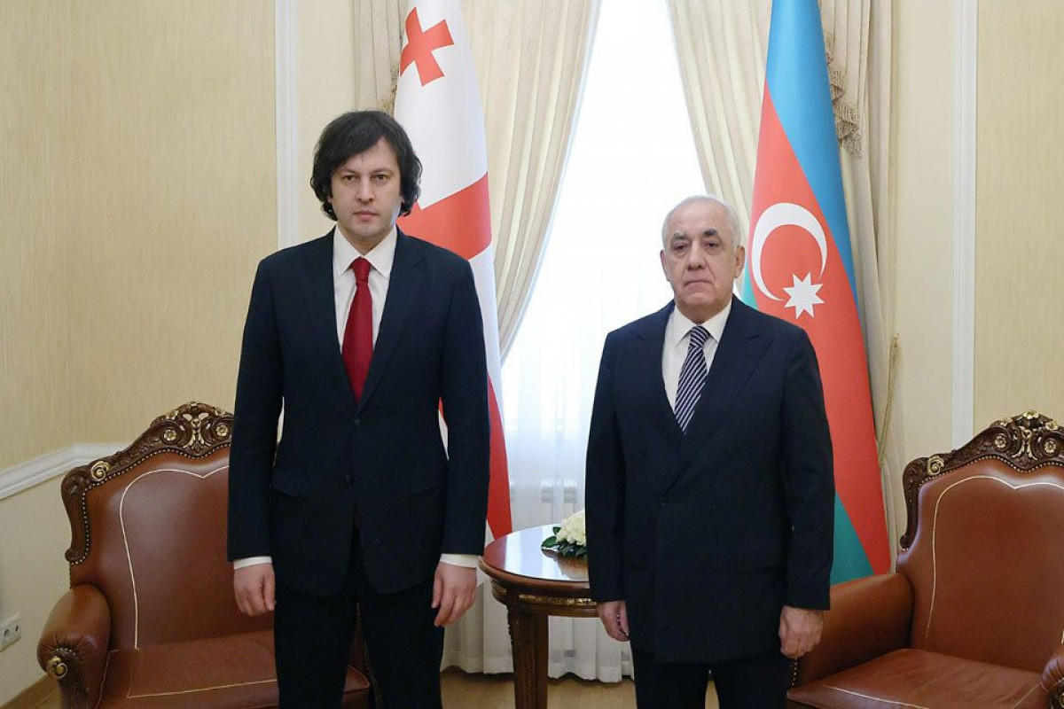 İrakli Kobaxidze Əli Əsədovla GÖRÜŞDÜ - FOTO