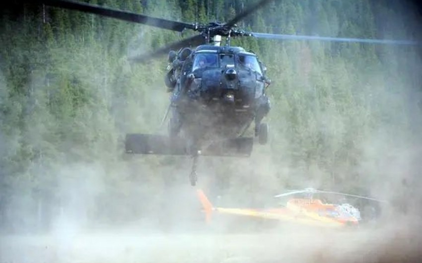 ABŞ-də hərbi helikopter QƏZAYA UĞRADI