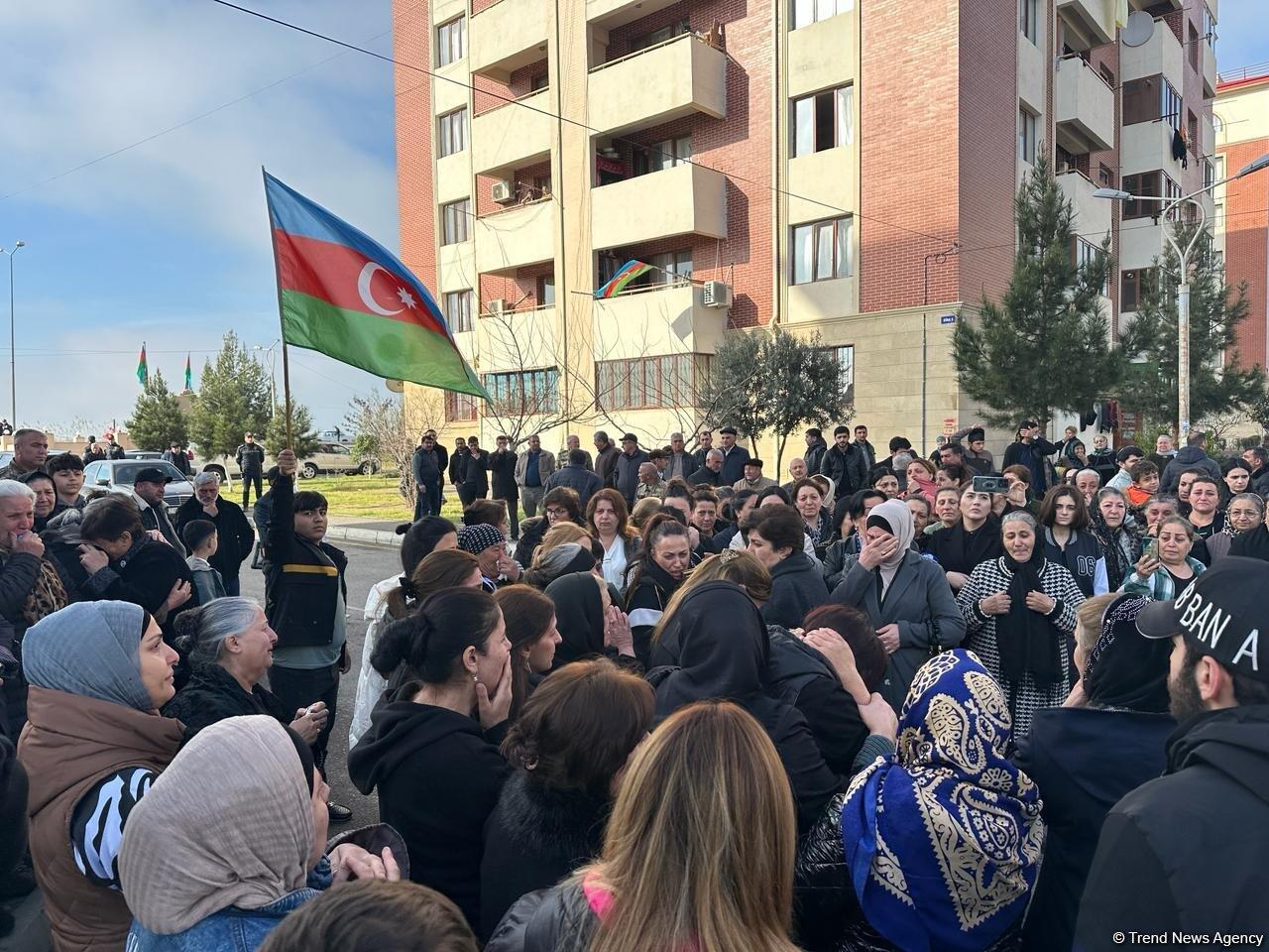 Xocalıda qalıqları aşkarlanan 7 nəfərlə vida mərasimi keçirildi - FOTO