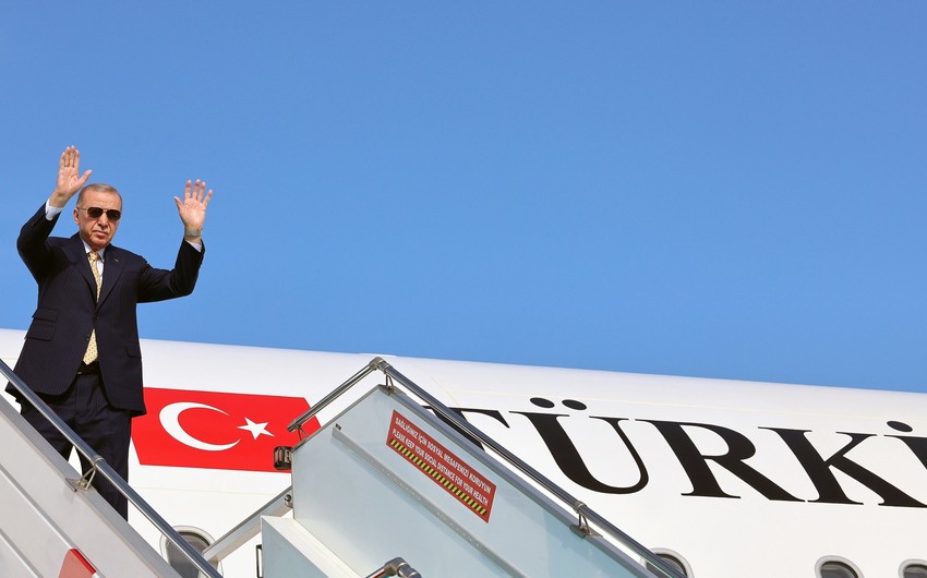 Türkiyə Prezidenti İraqa rəsmi SƏFƏRƏ GETDİ