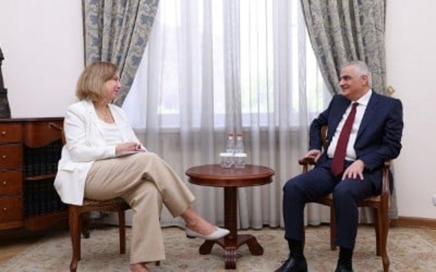 ABŞ səfiri Ermənistan baş nazirinin müavini ilə demarkasiya prosesini MÜZAKİRƏ ETDİ