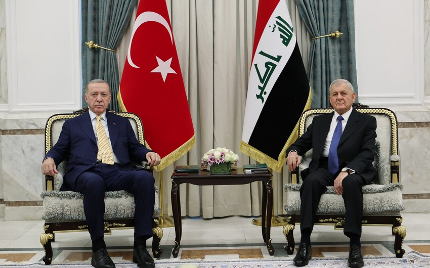 Türkiyə və İraq prezidentləri “İnkişaf Yolu” müqaviləsi İMZALADI