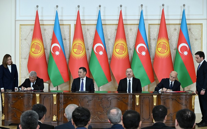 Azərbaycan Qırğızıstanla Anlaşma Memorandumu İMZALADI
