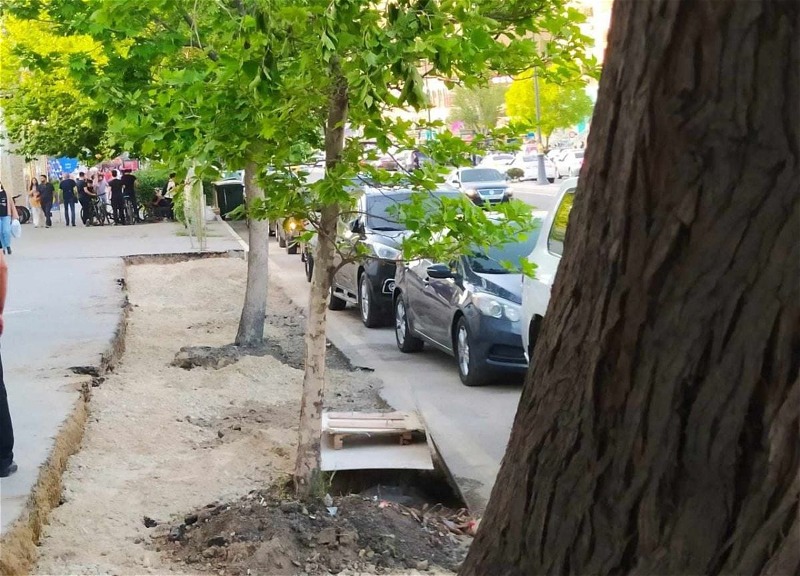Yasamalda parklama yeri kimi istifadə edilən səki piyadaların istifadəsinə qaytarılıb – FOTO + VİDEO