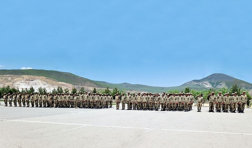 Hərbi vəzifəlilər təlim toplanışına cəlb olundu