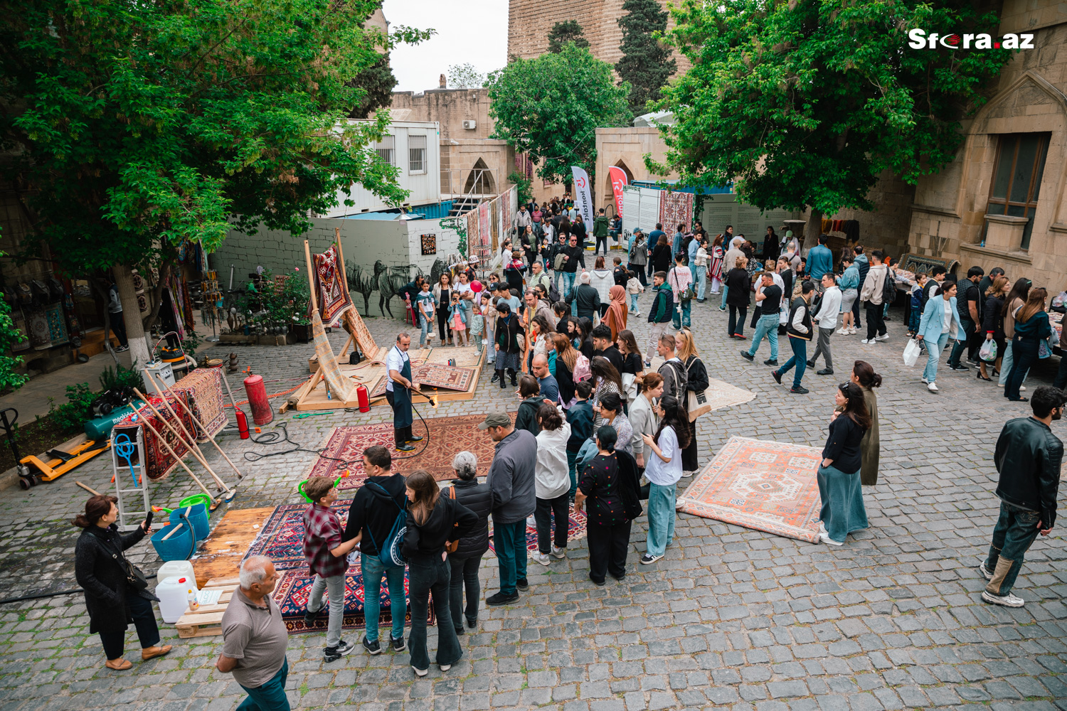 İlk dəfə keçirilən Milli Xalça Festivalından FOTOREPORTAJ