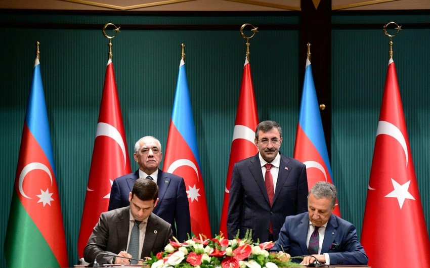 Azərbaycan Türkiyə ilə 2 anlaşma memorandumu İMZALADI - FOTO