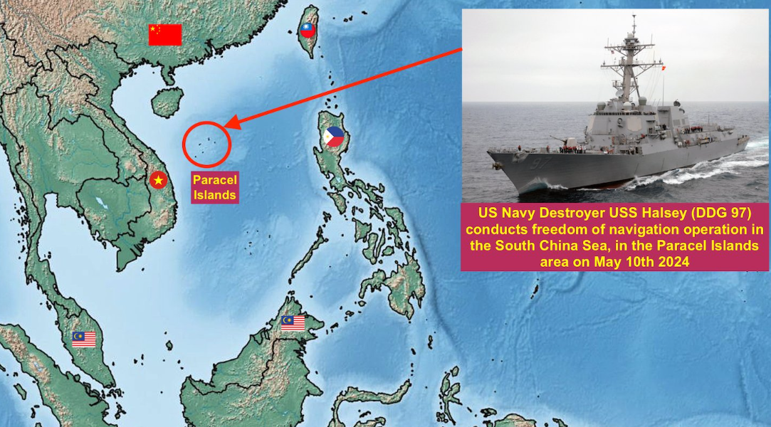ABŞ-nin hərbi gəmisi Çin sularına girdi, dənizdə gərginlik yarandı