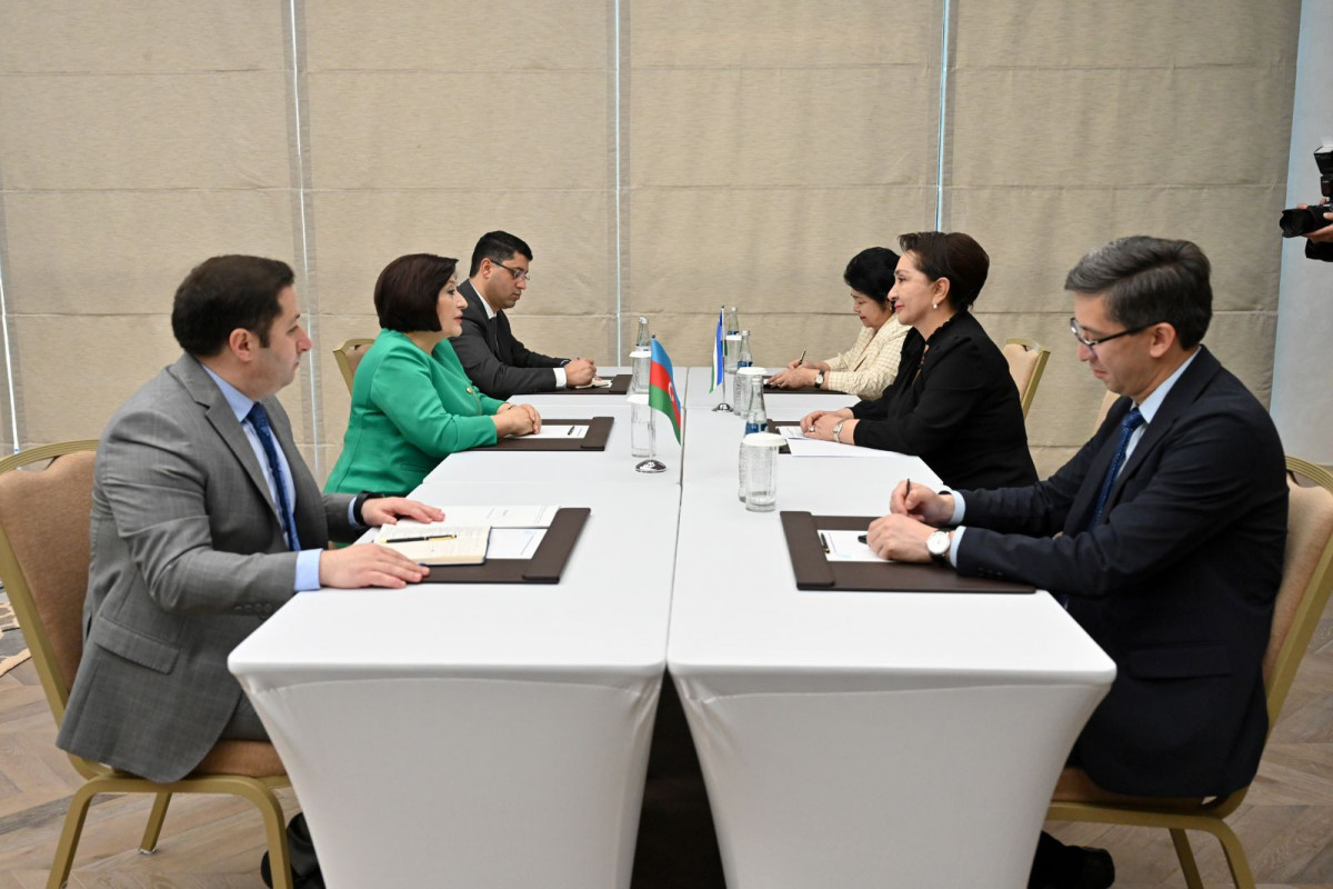 Sahibə Qafarova Tənzilə Narbayeva ilə GÖRÜŞDÜ