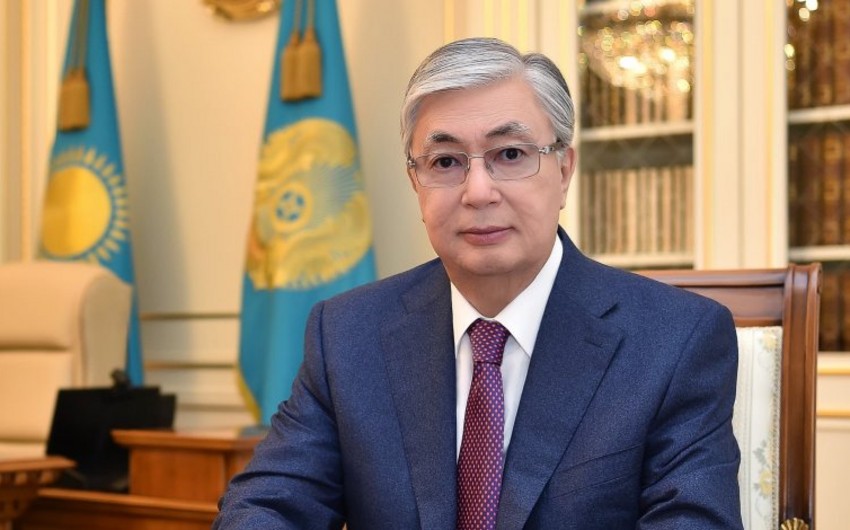 Kasım-Jomart Tokayev Azərbaycan Prezidentini TƏBRİK ETDİ