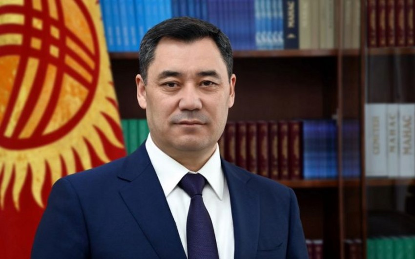 Sadır Japarov İlham Əliyevi TƏBRİK ETDİ