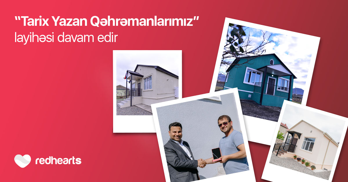 Qırmızı Ürəklər Fondunun şəhid və qazi ailələri ilə bağlı layihəsi davam edir