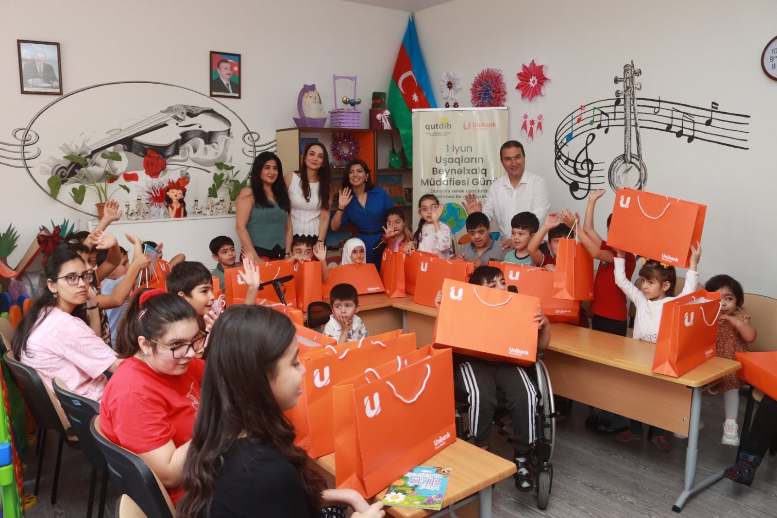 Unibankın dəstəyilə uşaqlar üçün bayram tədbiri keçirildi - FOTO