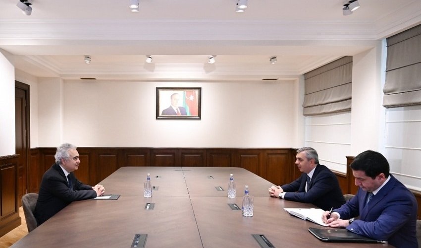Samir Nuriyev Fatih Birol ilə görüşdü - FOTO
