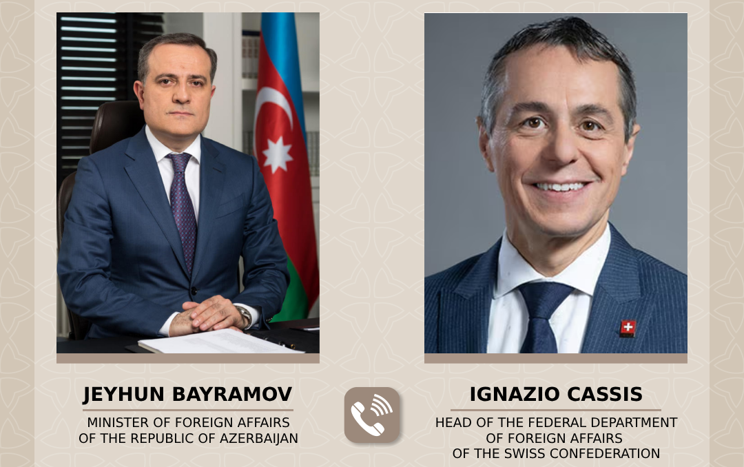 Bayramov isveçrəli həmkarı ilə danışdı