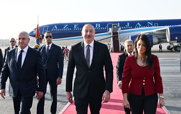 Prezident Misirə getdi - FOTOLAR