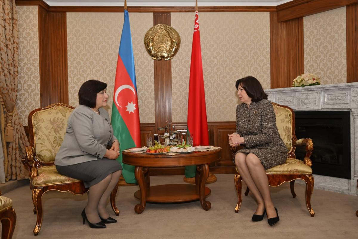 Sahibə Qafarova Belarusa SƏFƏR ETDİ
