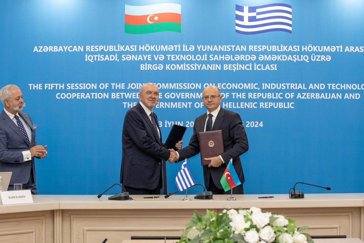 Azərbaycan və Yunanıstan arasında Hökumətlərarası Komissiyanın 5-ci iclası KEÇİRİLDİ