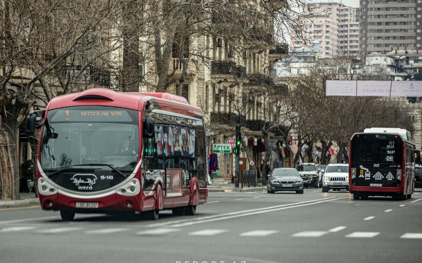 Bakıda bu avtobusların hərəkəti məhdudlaşdırıldı - RƏSMİ