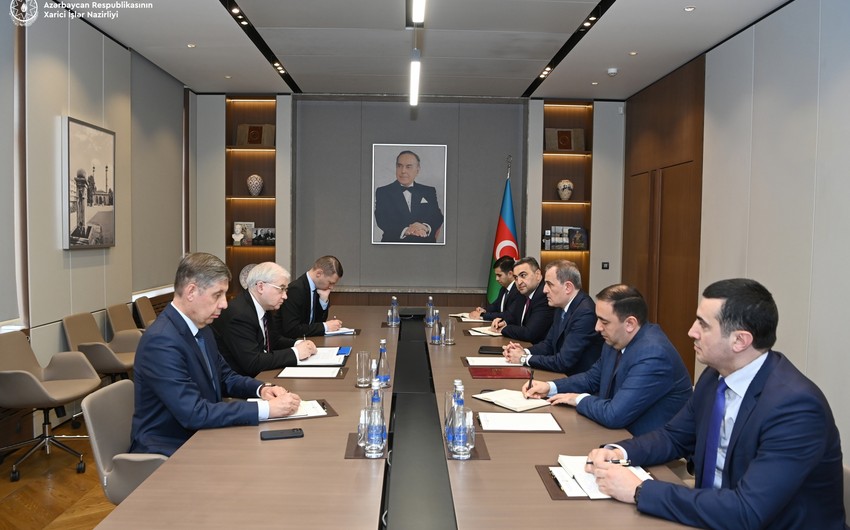 Ceyhun Bayramov İqor Xovayev ilə GÖRÜŞDÜ - FOTO