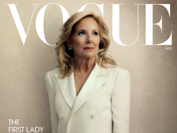 ABŞ-nin birinci xanımı "Vogue" jurnalının yeni sayının üz qabığında - FOTO