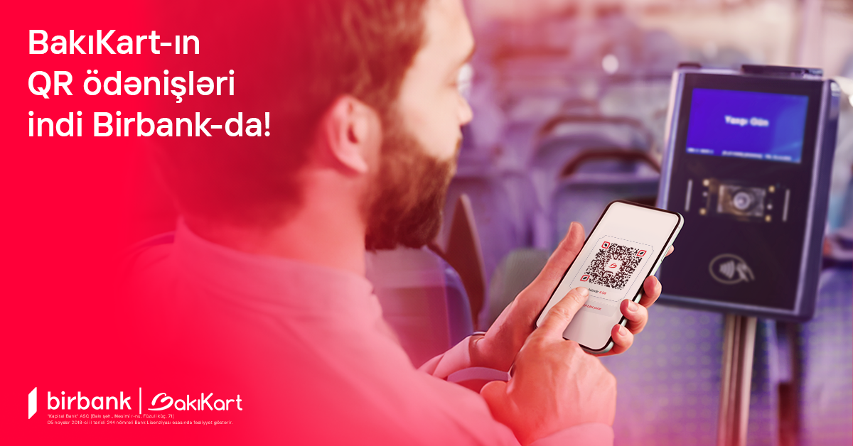 Birbank-dan daha bir yenilik: Metro və avtobuslarda rahat ödəmə imkanı
