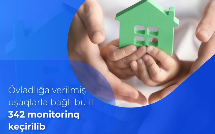 Bu il övladlığa verilən uşaqlarla bağlı 342 monitorinq keçirilib