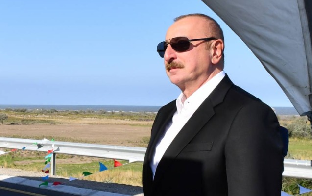 Prezident “Cavanşir” körpüsünün yerində tikilən yolun açılışında İŞTİRAK ETDİ - YENİLƏNDİ - FOTO