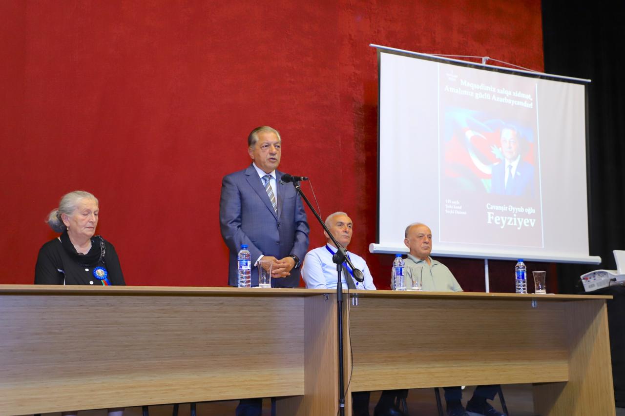 Cavanşir Feyziyev Şəkidə seçiciləri ilə izdihamlı görüş keçirdi – FOTOLAR