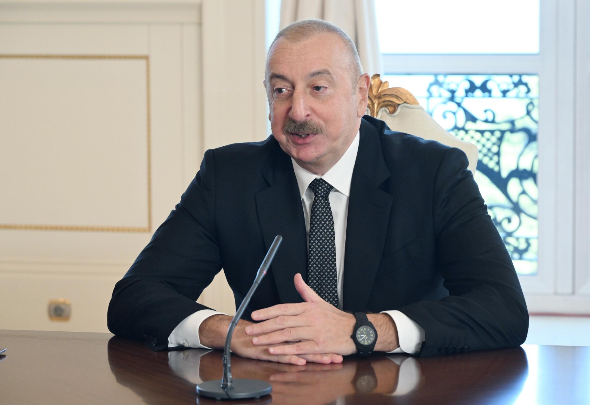 Prezident: "Rusiya ilə əmtəə dövriyyəsinin artması əməkdaşlığın böyük potensialından xəbər verir"