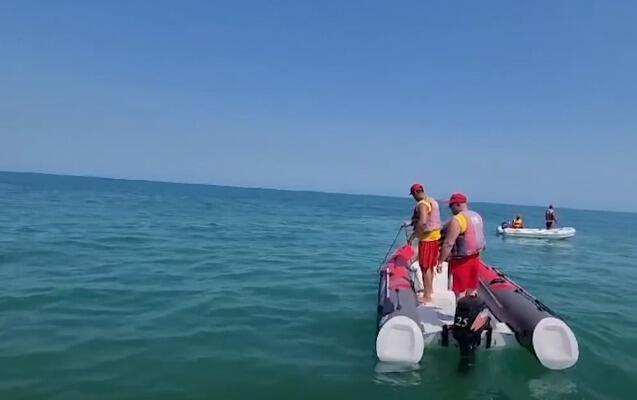 Dənizdə batan gəncin axtarışları davam edir -VİDEO