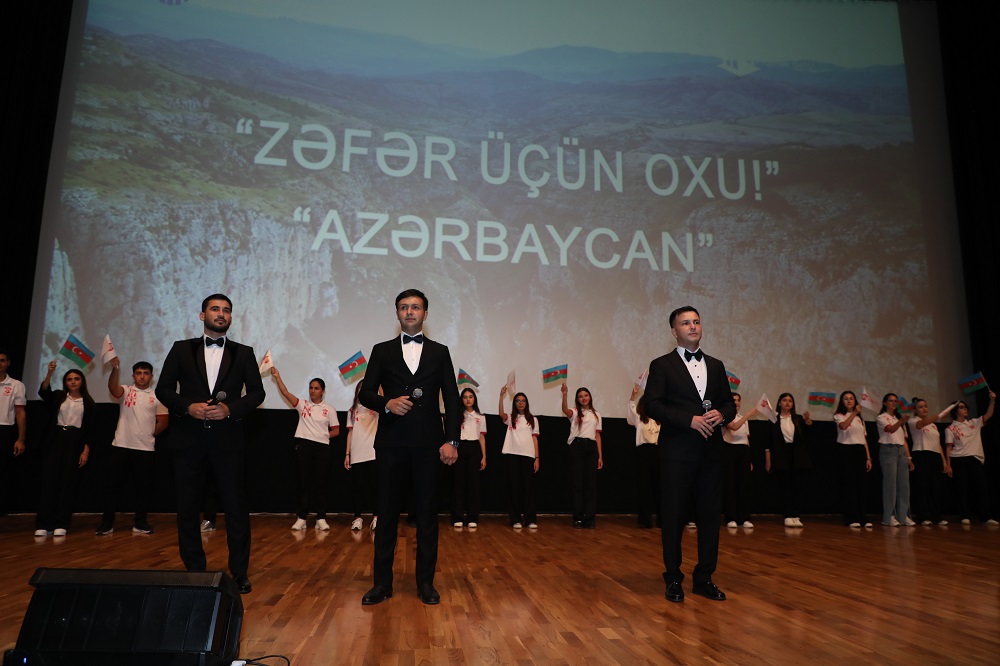“Zəfər üçün oxu!” layihəsi çərçivəsində “Azərbaycan” mahnısına çəkilən klipin təqdimatı olub
