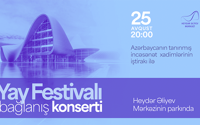 Heydər Əliyev Mərkəzinin parkında konsert olacaq