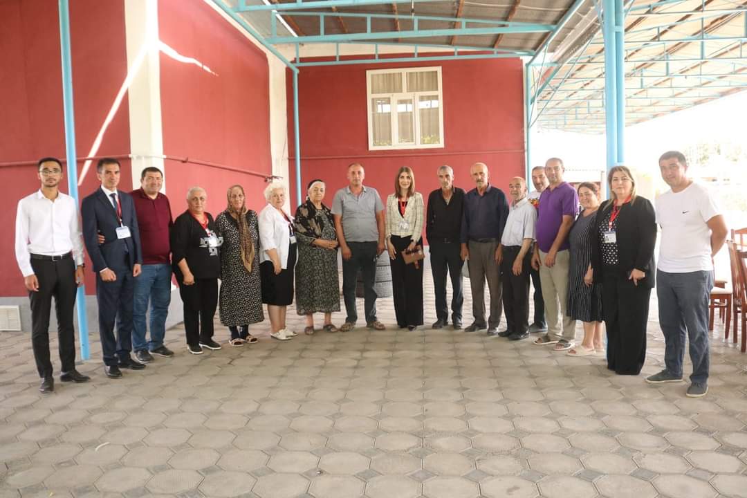 Günay Ağamalı Biləsuvar rayonunun Xırmandalı kəndində seçicilərlə görüşü - FOTO
