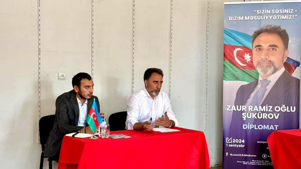 Zaur Şükürov Corat qəsəbəsində seçicilərlə görüşdü - FOTO