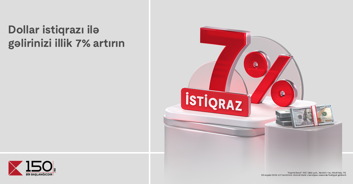 Pulunuz Kapital Bank istiqrazları ilə sizə daha çox gəlir gətirsin