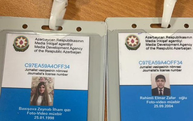 Seçkidə saxta jurnalist vəsiqələri aşkarlandı- İki qurum məlumat yaydı