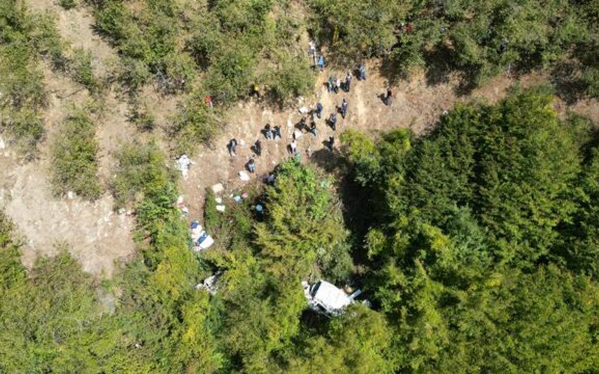 Türkiyədə ağır YOL QƏZASI: 22 nəfər yaralandı - FOTO