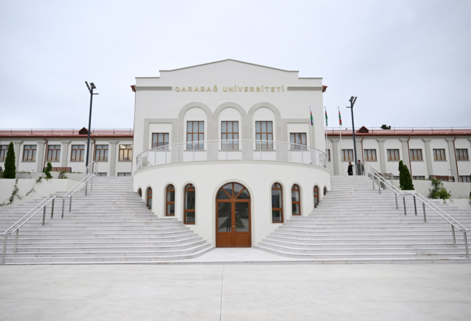 Qarabağ Universitetində ilk dərs günündən GÖRÜNTÜLƏR - VİDEO