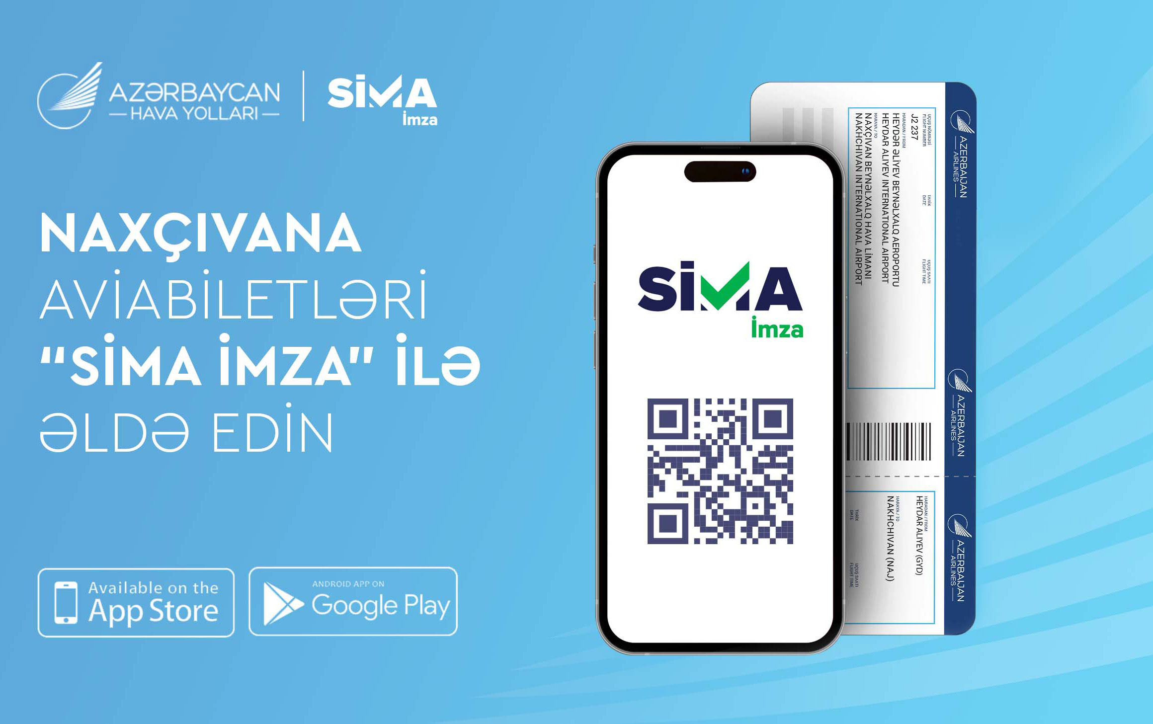 Naxçıvana bileti “SİMA İmza” ilə ala bilərsiniz