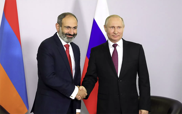 Paşinyan Putinin ad gününü TƏBRİK ETDİ