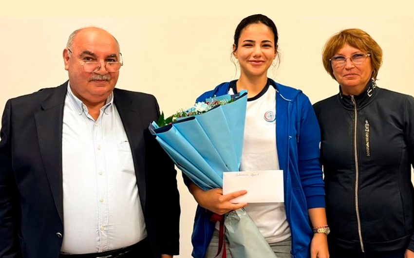 Dünya çempionatında medal qazanan Azərbaycan atıcıları təltif olunublar - FOTO