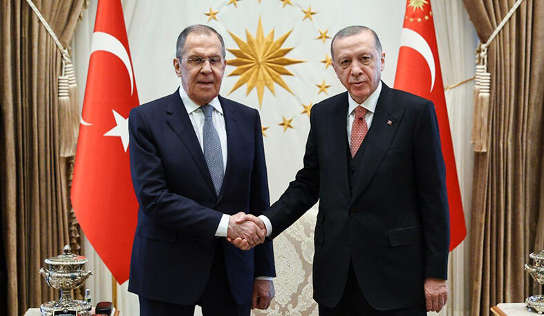 Lavrov Ərdoğanla danışdı